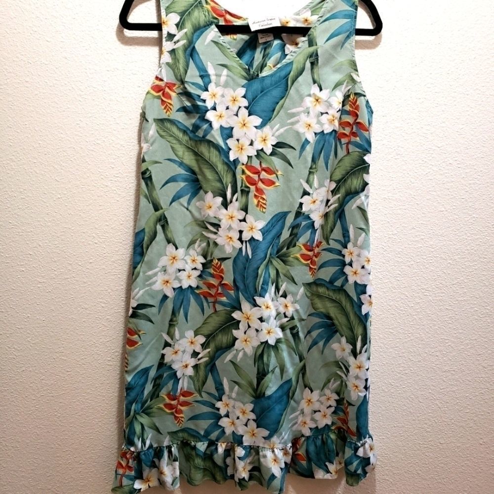 Dress by Hawiaan Reserve, L, green floral